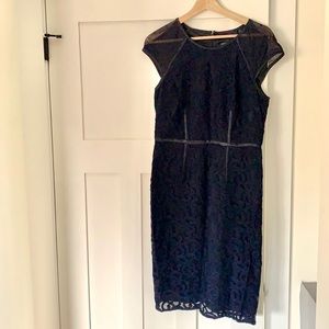 Navy Lace Dress